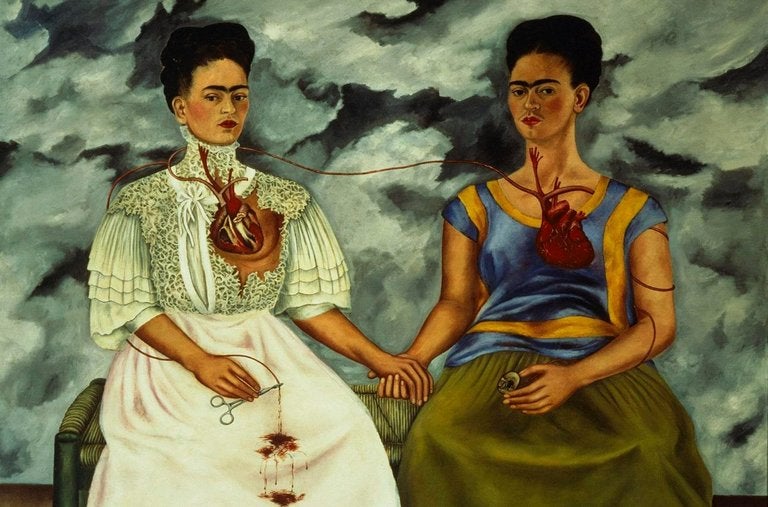 The Two FRIDAS | Frida Kahlo | Art History Heroines | Darklight Art